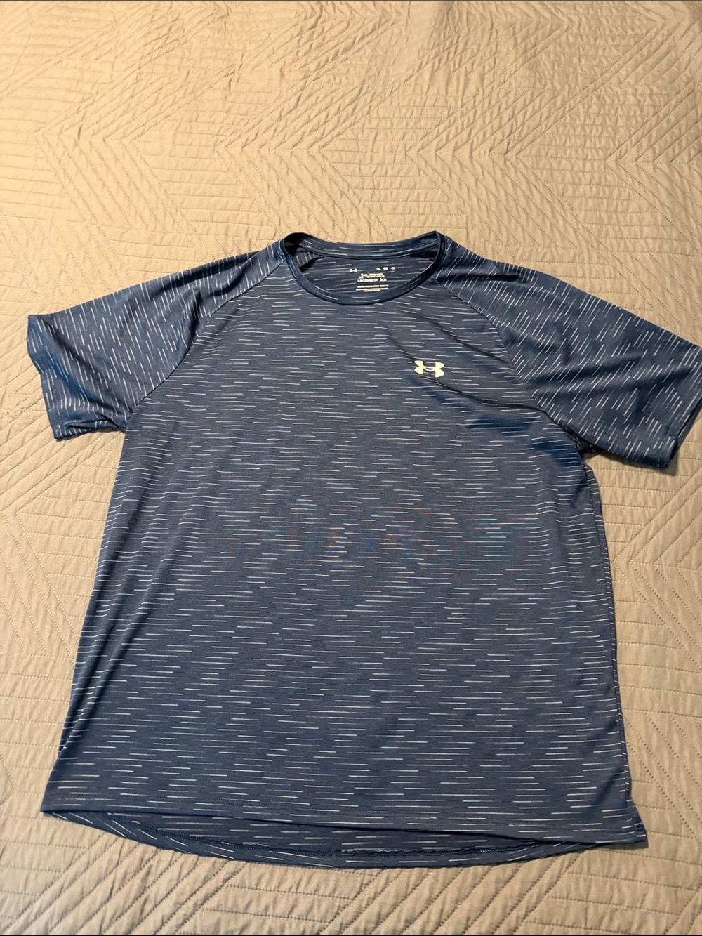 Under Armour Men’s Short-Sleeve Athletic Tee — Navy Blue